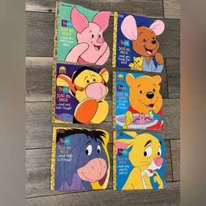 Vintage Golden Books Pooh Disney Winnie the Pooh Storybook Set
